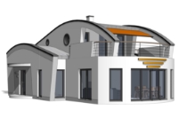 Neubau: Haus und Villa am See im Seepark Lychen: Beispiel Haustyp Villamedia di Cabrio